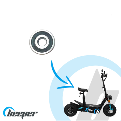 Roulement fourche arrière (6200)（à l'unité) pour Scootcross électrique BEEPER XTREM • FX5000-SP027