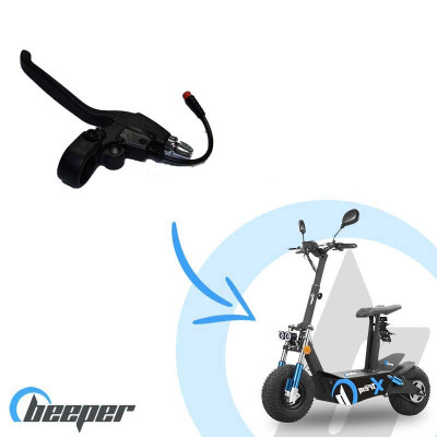 Poignée de frein gauche & poignée de frein droite pour Scootcross électrique BEEPER XTREM • FX5000-SP003