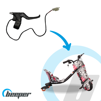 Gatillo de freno con cable eléctrico para triciclo de deriva 200W - RDT200-SP18