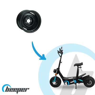 Jante avant pour Scootcross électrique BEEPER XTREM • FX5000-SP047