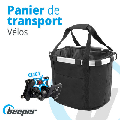 Panier tissus pour trottinettes & vélos