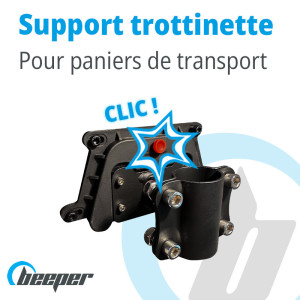 Support pour m?t de trottinette ? Compatible paniers de transport