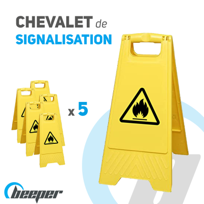 Sticker Matériaux inflammables
