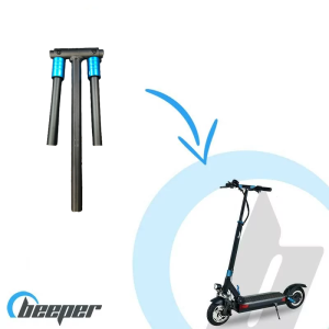 Guidon : paire de poignées pliable + mat en \'\'T\'\' pour trottinette BEEPER SPEED / MAX • FX8 / FX10 • FX10-SP58