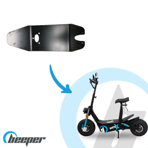 Planche repose-pied en aluminium pour Scootcross électrique BEEPER XTREM • FX5000-SP017