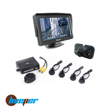 Kit radar & vidéo de recul écran LCD 5'' • RVU-5R1W