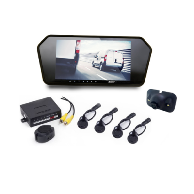 Kit radar & vidéo de recul écran LCD 7'' • RVU-7R1W