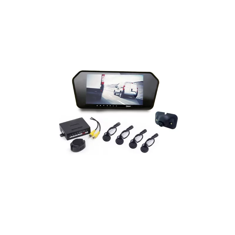 Kit radar & vidéo de recul écran LCD 7'' • RVU-7R1W