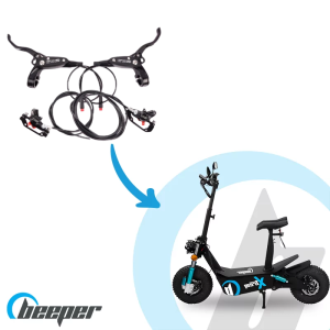 Kit de freno hidráulico delantero + trasero para BEEPER XTREM electric Scootcross - FX5000-SP058