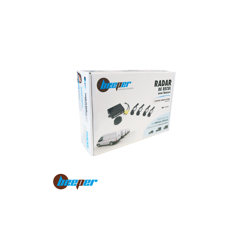 Radar de recul 4 capteurs avec buzzer • RVU-RR1