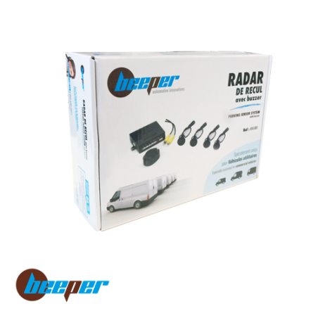 Radar de recul 4 capteurs avec buzzer • RVU-RR1