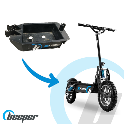 Chassis + manchon support de selle + port de charge pour Beeper CROSS FX1600 • FX1600-SP20