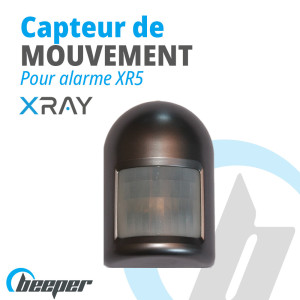 Capteur de mouvement par infrarouge pour alarme XR5 • XR5-PIR01