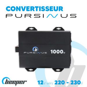copy of Pure Sine Wave Converter 12V DC to 220V AC ? Power 600W ? 2 Type C sockets output ? USB A & USB C ? Ethernet socket