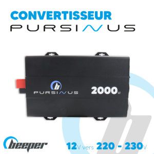 copy of Pure Sine Wave Converter 12V DC to 220V AC ? Power 600W ? 2 Type C sockets output ? USB A & USB C ? Ethernet socket