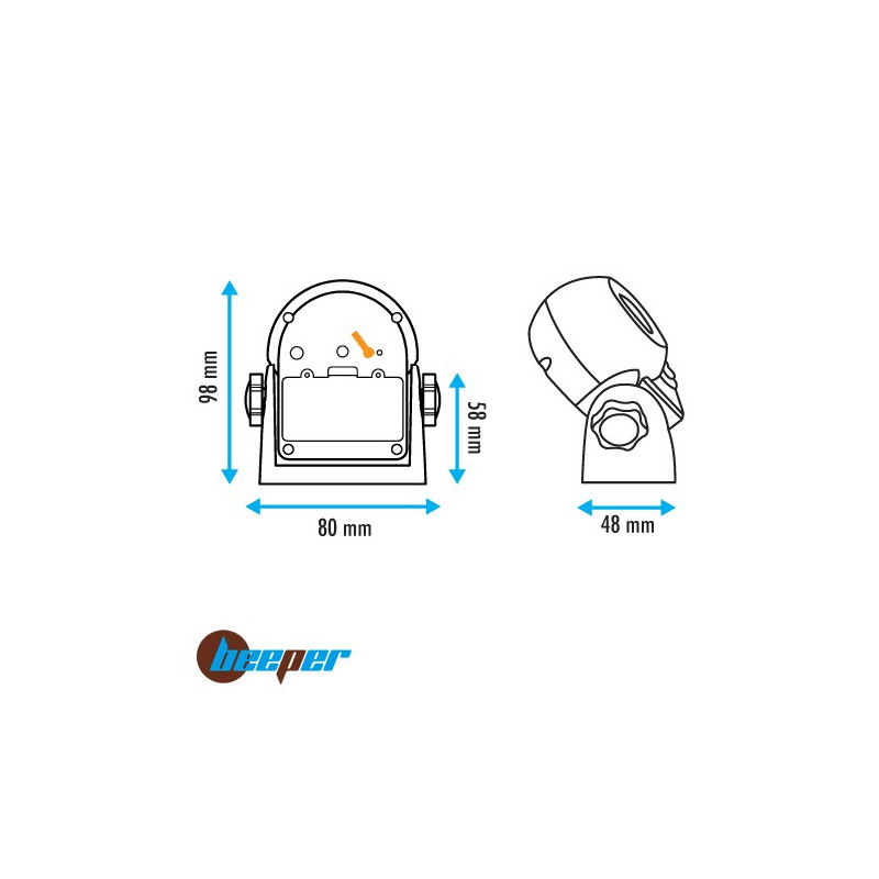 Caméra de recul et de surveillance WiFi • H1WIFI
