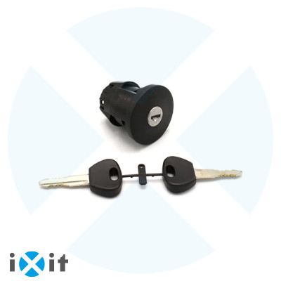 Gas cap insert with 2 keys