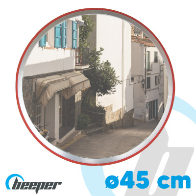 Safety mirror for car park...