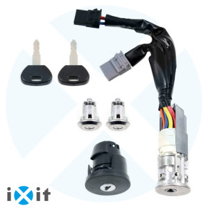 LIGIER 1405961 IGNITION SWITCH WITH BLACK GAS CAP