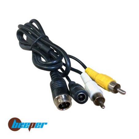 Adaptateur 4 broches male / RCA vidéo male • RX-44