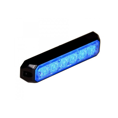 Feu à éclat LED bleu 18W •...