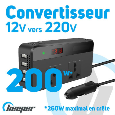 Convertisseur 12V vers 220V...