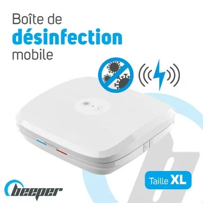 Box de désinfection & recharge mobile 4 en 1 (Taille XL)