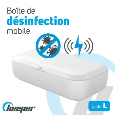 Box de désinfection & recharge mobile 2 en 1 (Taille L)