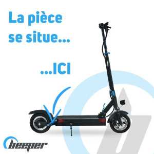 Paire de suspensions arrières (bleues) pour trottinette BEEPER MAX (2ème génération) • FX10-SP19-G2