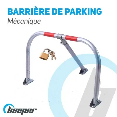 Barrière de parking mécanique (avec cadenas)