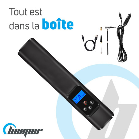 Gonfleur électrique pour voiture, trottinette électrique, ballon, vélo, etc.