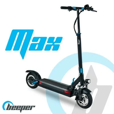 Beeper G2 MAX Electric Scooter • Inflated 10'' tyres • 500W • Lithium battery 48V 26,0Ah