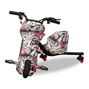 Electric drift trike for kids • 24V 200W • Lithium battery • Black + Camo2