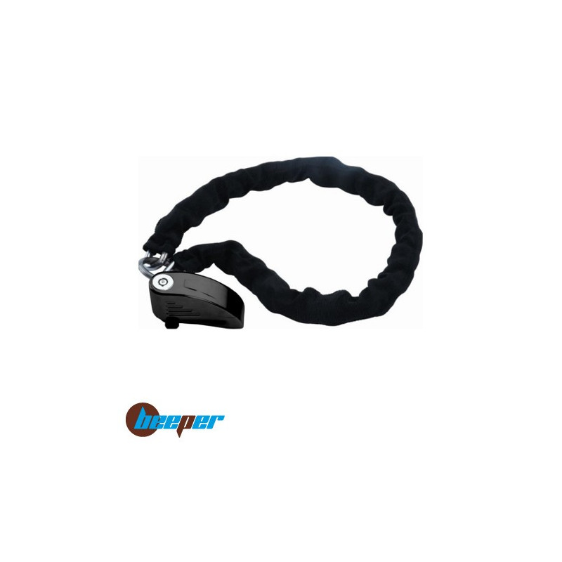 AN-BCH100 • Bloque disque alarme + chaîne pour moto & scooter