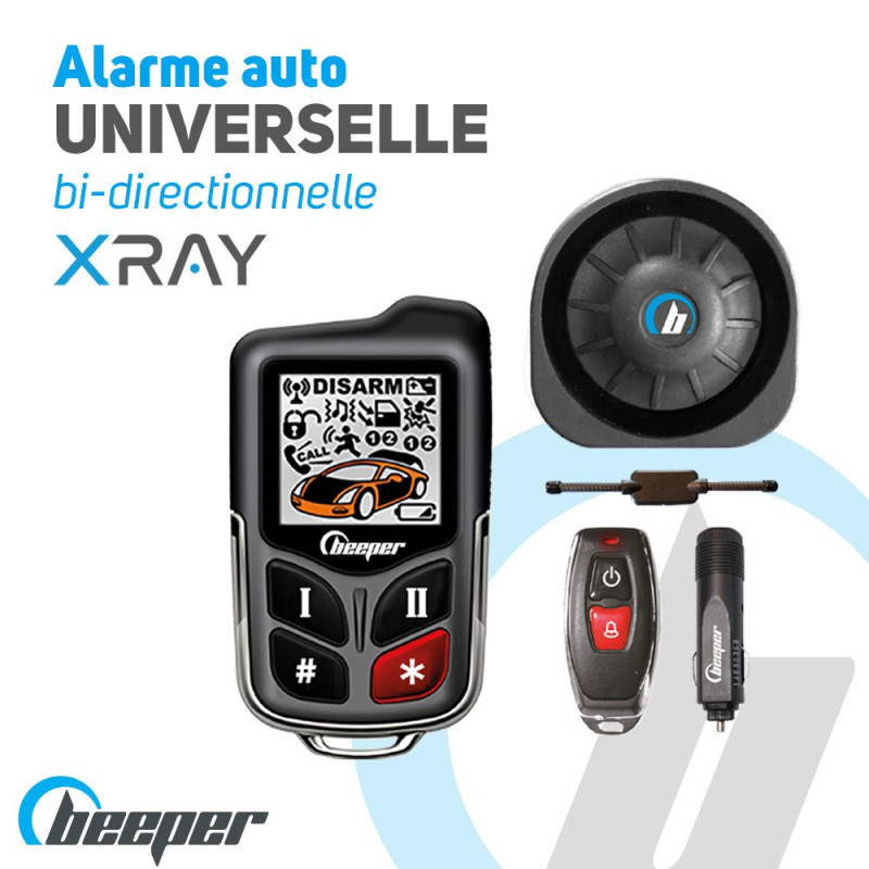 Alarme auto universelle Bi-directionnelle • XRAY XR10