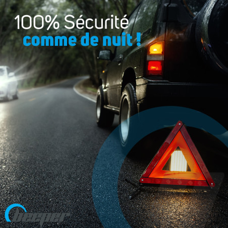 Sécurité routière : le triangle de signalisation fait ses adieux