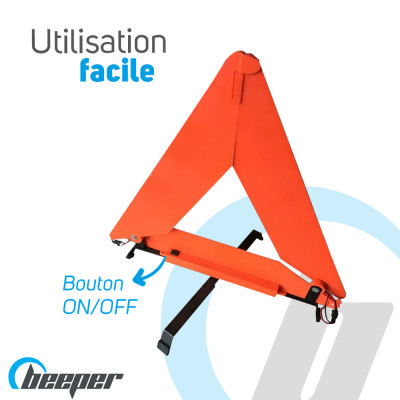 Triangle de signalisation LED