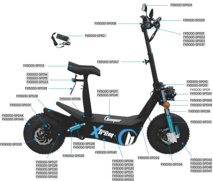 Pièces détachées pour Beeper XTREM