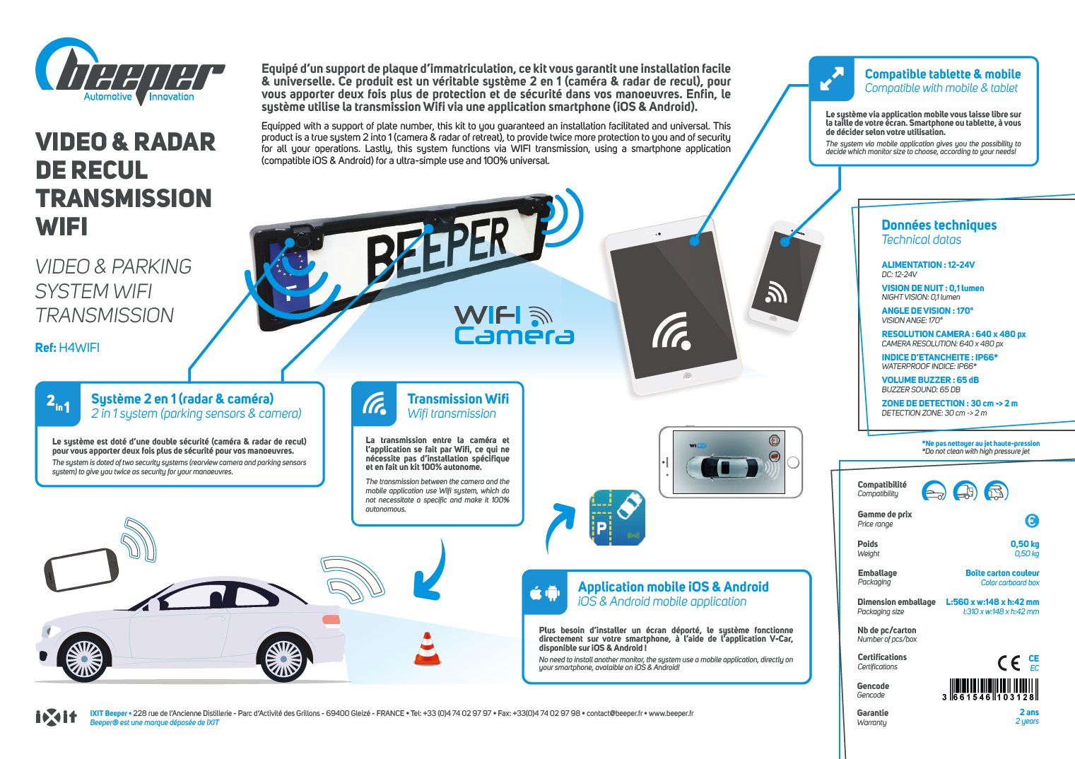 Fiche produit H4WIFI