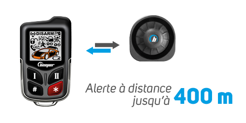 Alarme auto universelle Bi-directionnelle • XRAY XR10
