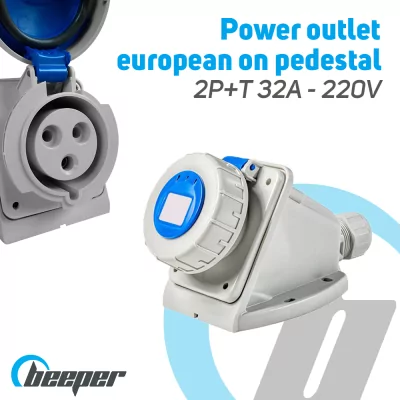 European socket outlet 32A...