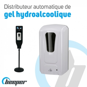 Distributeur électrique d'accueil micro-dose de gel hydroalcoolique