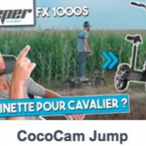 Des influenceurs équestres ont testé la trottinette Beeper Cross 