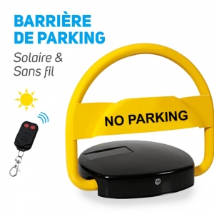 Barrière de parking solaire&sans fil pour plus de sécurité 